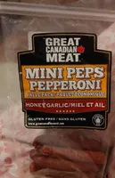 Mini peps pepperoni honey garlic
