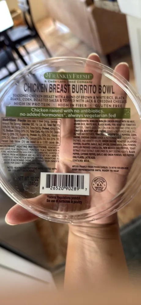 CHICKEN BREAST BURRITO BOWL