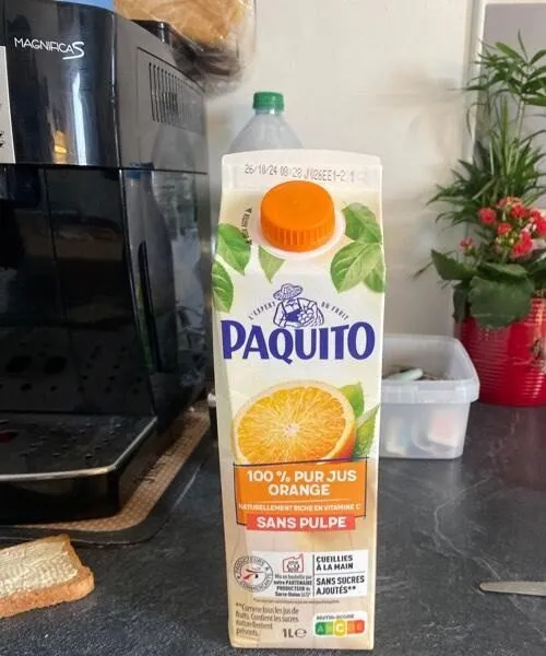 100% pur jus d’orange