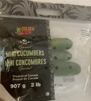 Mini cucumbers
