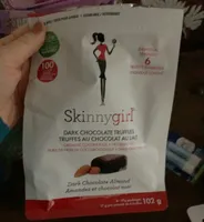 Skinny girl dark chocolate truffles