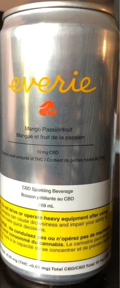 Boisson pétillante au CBD