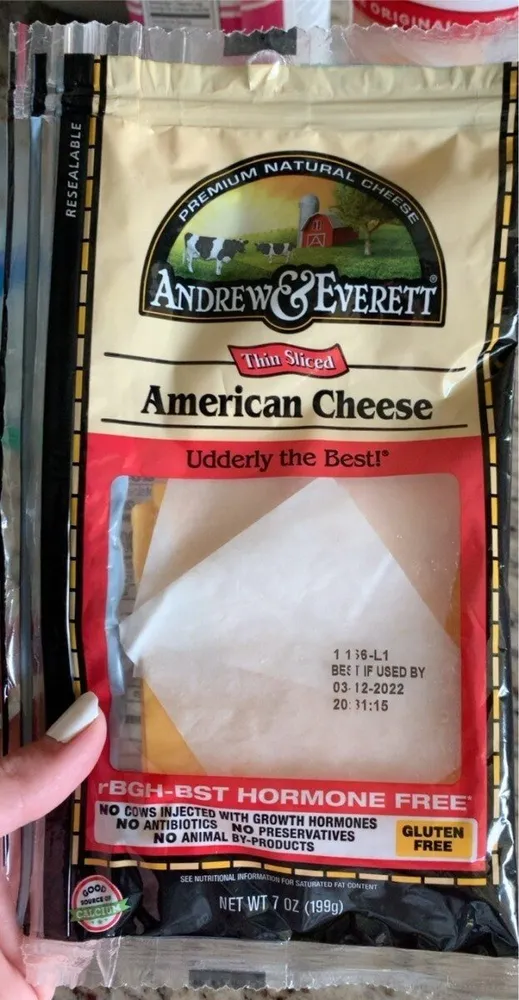 American Cheese Thin Sliced