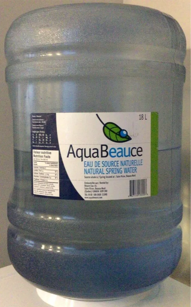 Eau de source naturelle
