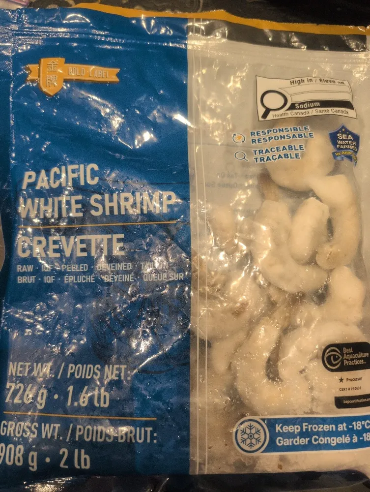 Pacific White Shrimp
