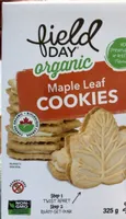 organic maple leaf cookies