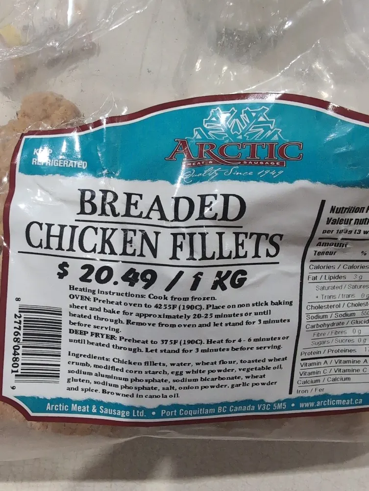 Breaded Chicken Fillets