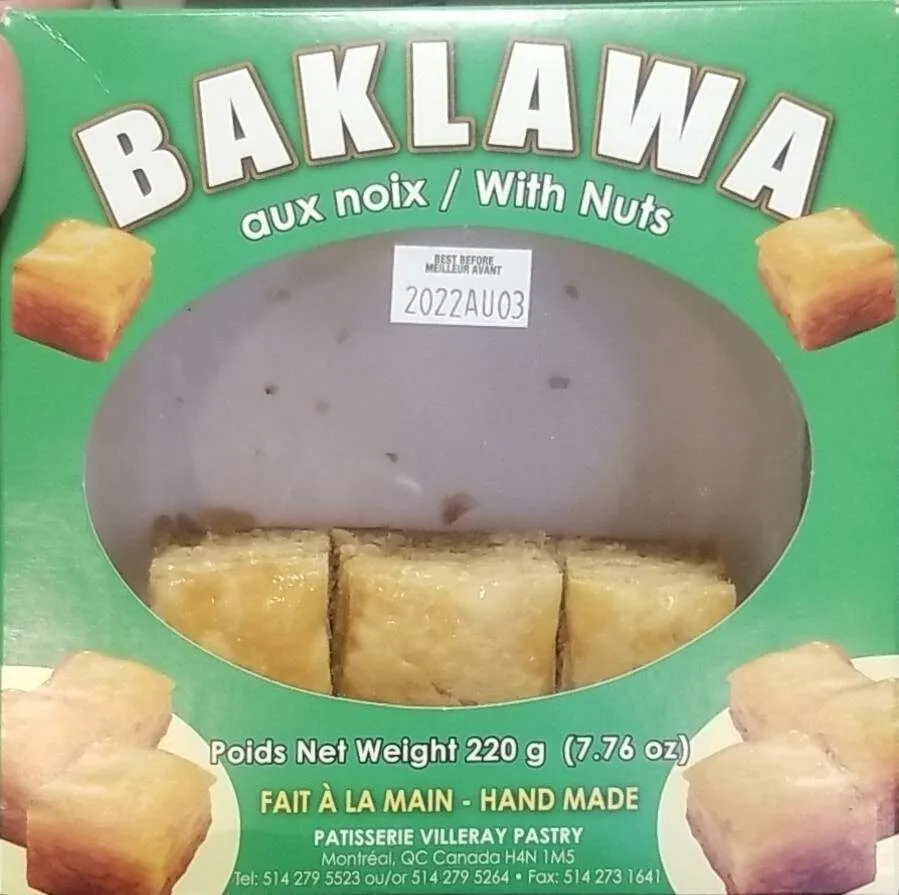 Baklawa aux noix
