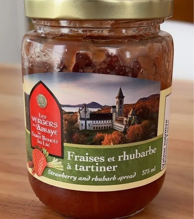 Fraise et rhubarbe à tartiner