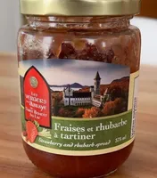 Fraise et rhubarbe à tartiner