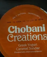 Chobani creations Caramel Sundae