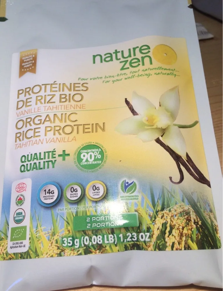 Proteines de riz bio