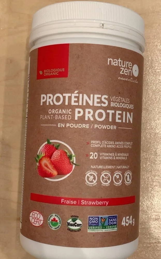 Protéines Végétales Biologiques Fraise