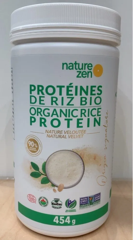 Protéines de riz biologique Nature Veloutée