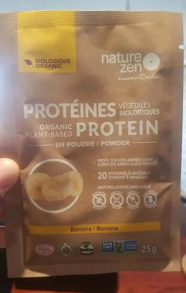 Nature zen protéine en poudre au banane