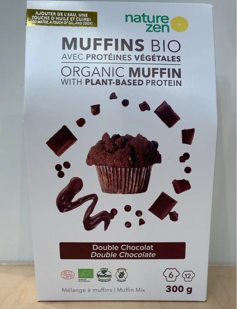 Muffins Bio Double Chocolat