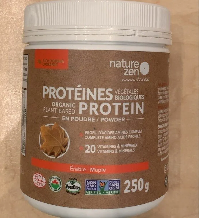 Protéines Végétales Biologiques Érable