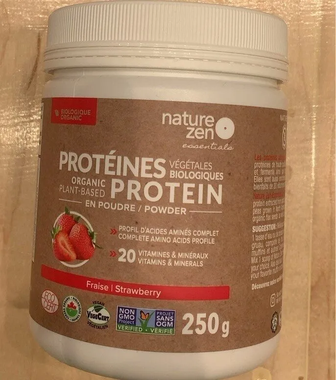 Protéines Végétales Biologiques Fraise