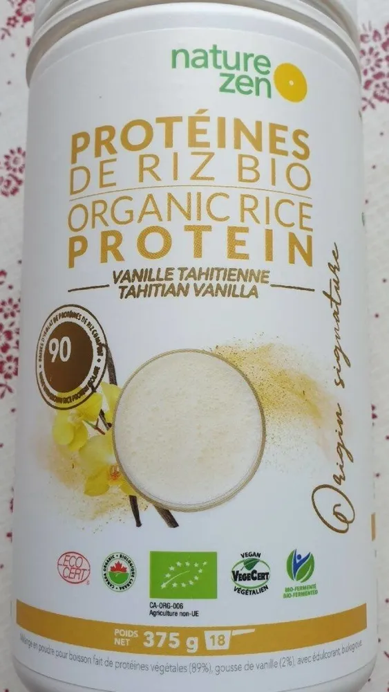 Protéines de riz bio