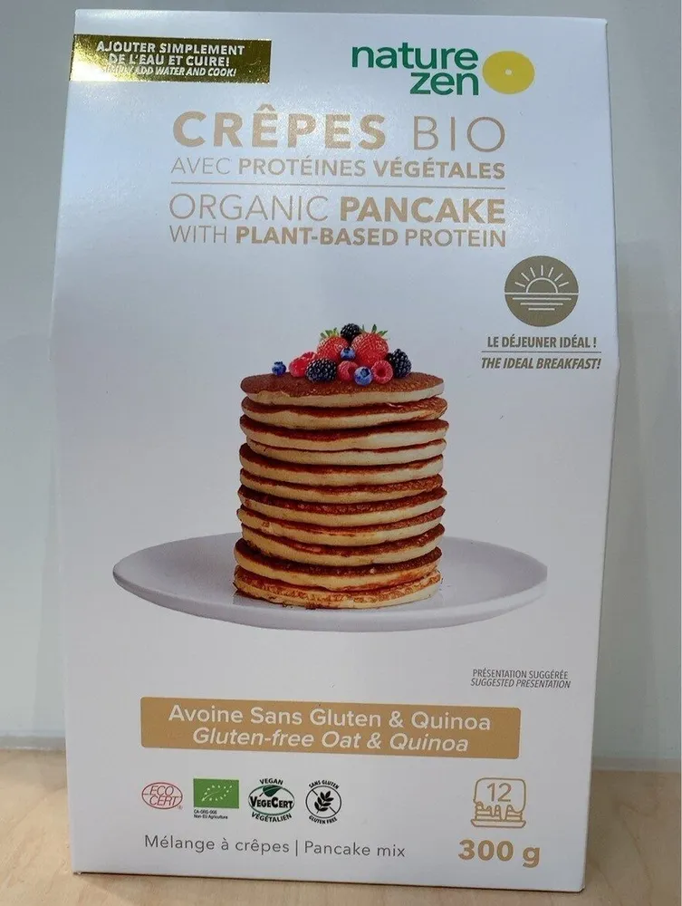 Crêpes Bio Avoine Sans Gluten & Quinoa