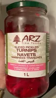 Sliced Pickled Turnips