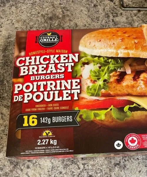 Homestyle Chicken Breast Burgers