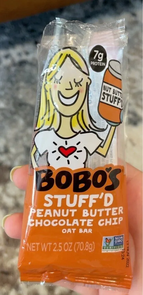 Bobo’s Stuffd Peanut Butter Chocolate Chip Oat Bars