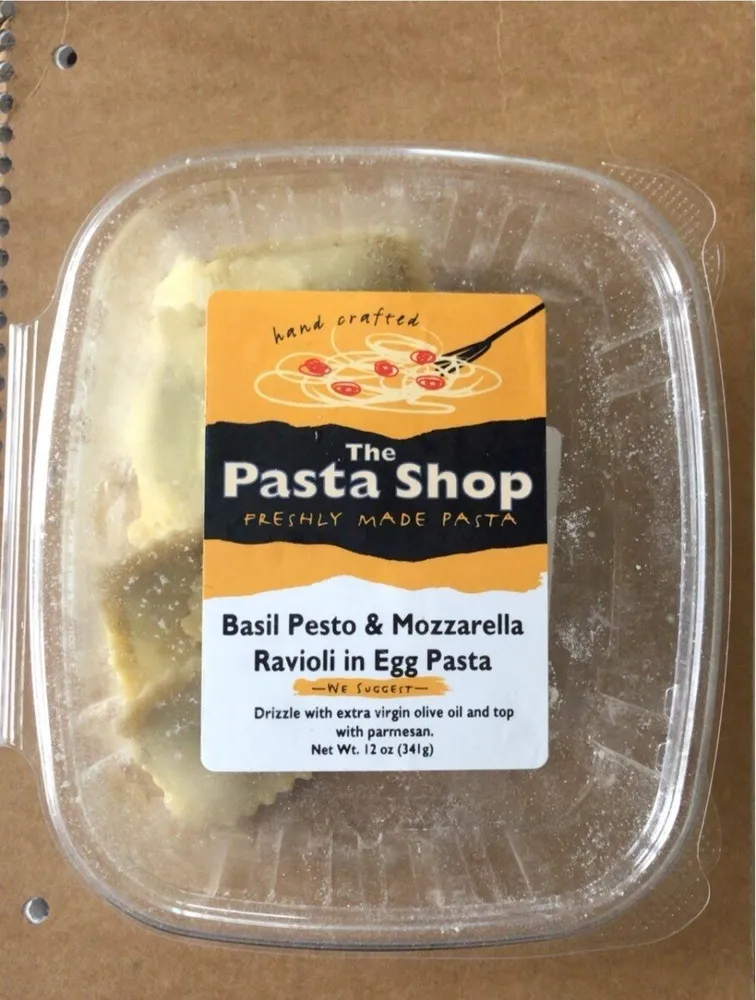 Basil Pesto & Mozzarella Ravioli in Egg Pasta
