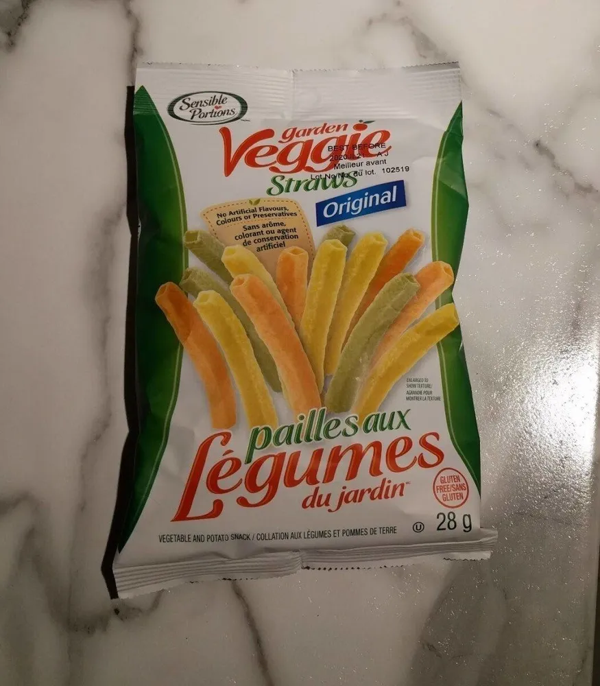 Pailles aux légumes du jardin