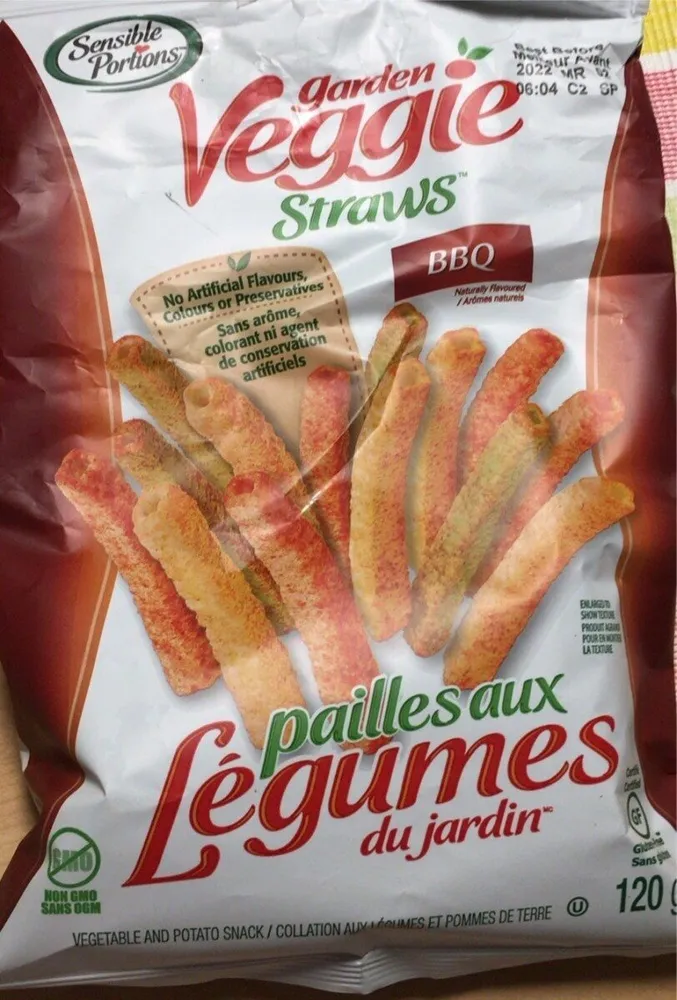 Pailles aux légumes du jardin