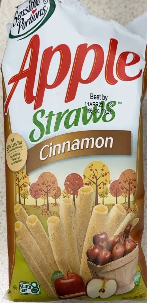 Apple Straws Cinnamon
