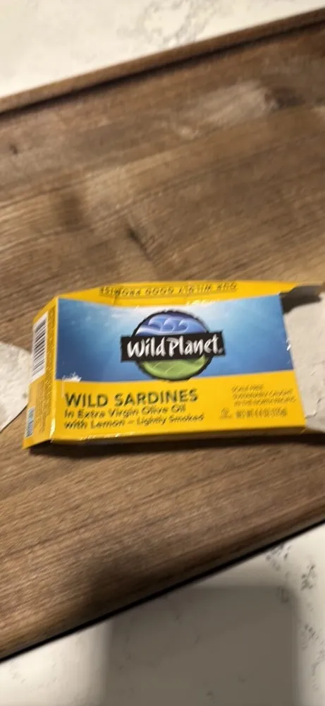 Wild Sardines in Extra Virgin Olive Oil with Lemon