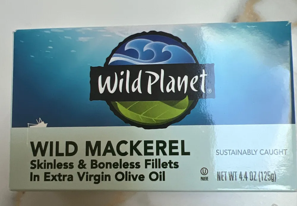 Wild Mackerel Skinless & Boneless Fillets In Extra Virgin Olive Oil