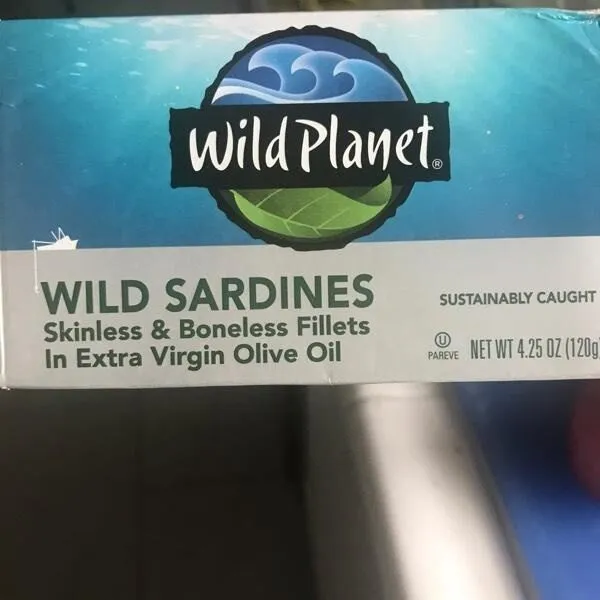 WILD SARDINES Skinless & Boneless Fillets In Extra Virgin Olive Oil