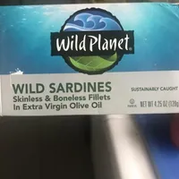 WILD SARDINES Skinless & Boneless Fillets In Extra Virgin Olive Oil