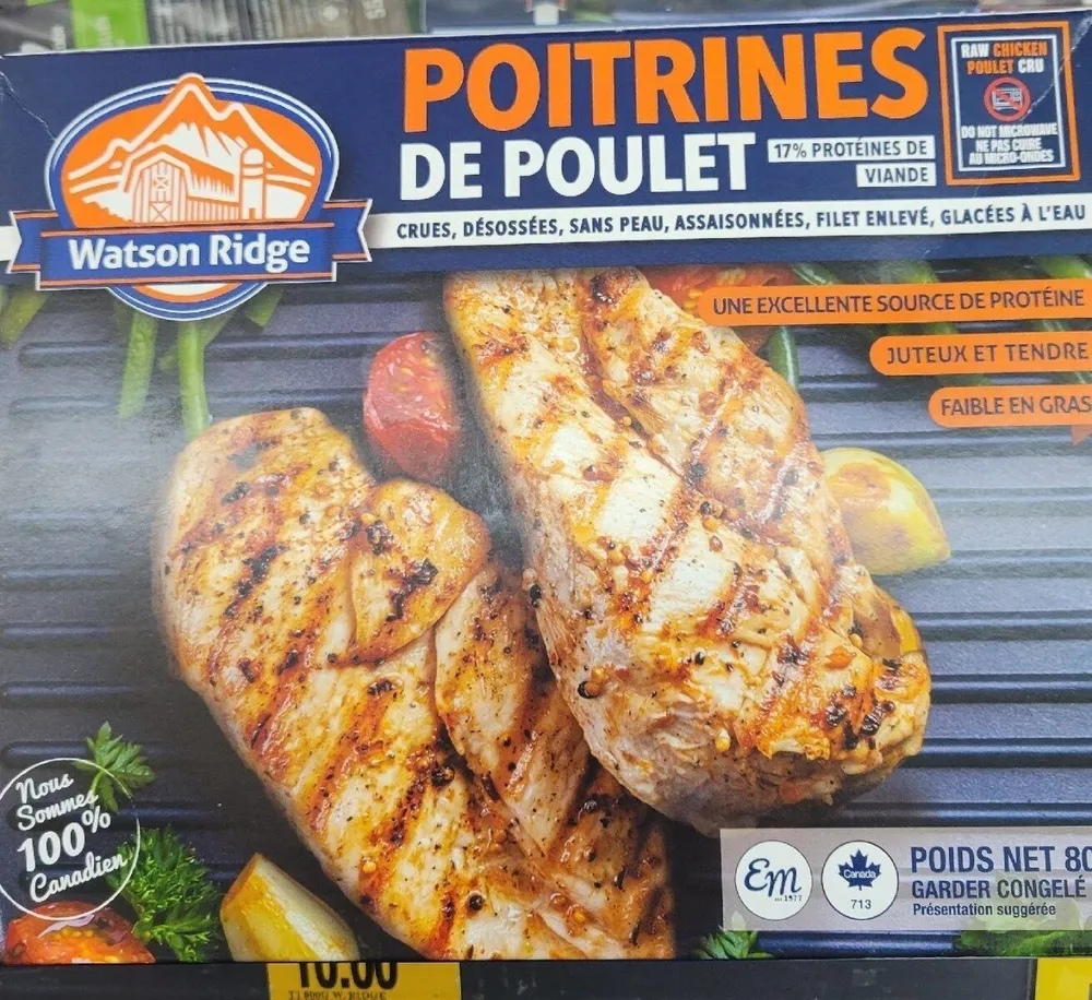 Poitrines poulet