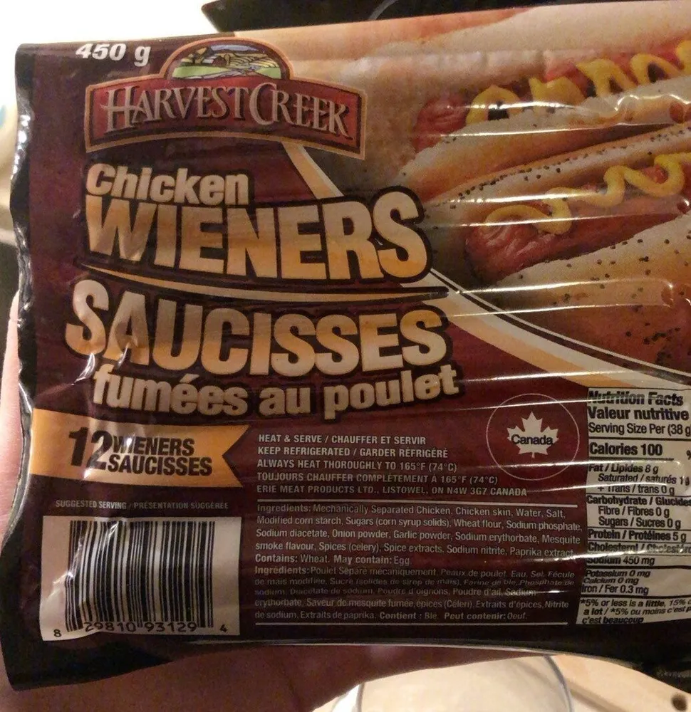 Chicken wieners