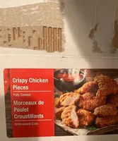 Crispy chicken pieces
