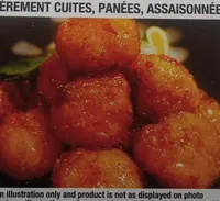 Boulettes d'escalopes de poulet entièrement cuites