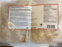 Chicken breast slices