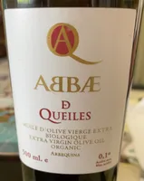 Huile d’olive vierge extra biologique
