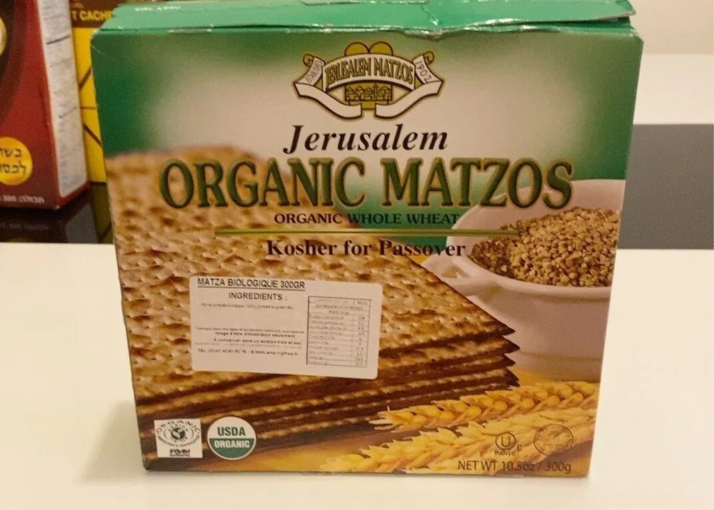 Organic matzos