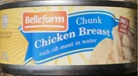 Chunk Chicken Breast with rib meat in water