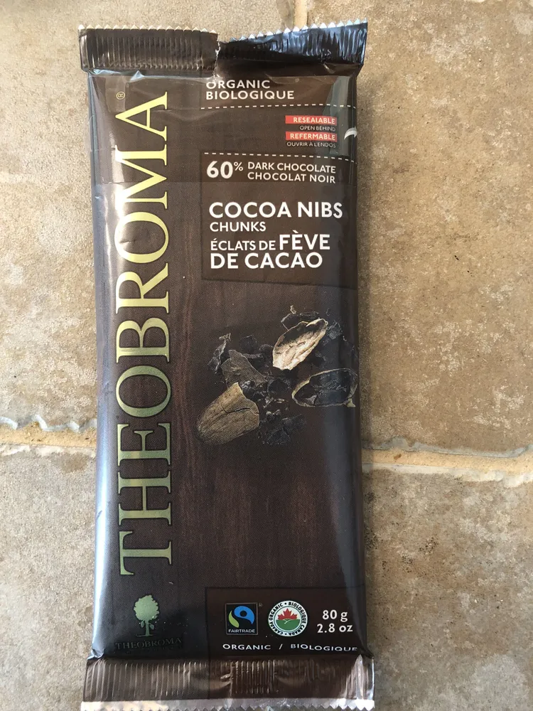 60% Chocolat noir éclats de fève de cacao