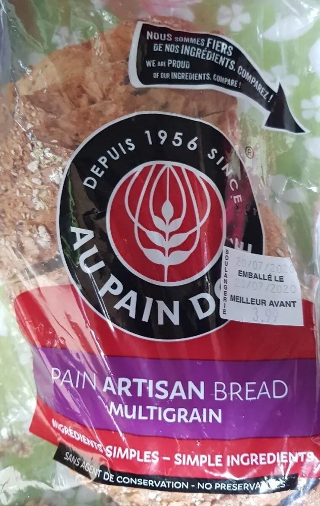 Pain artisan multigrain