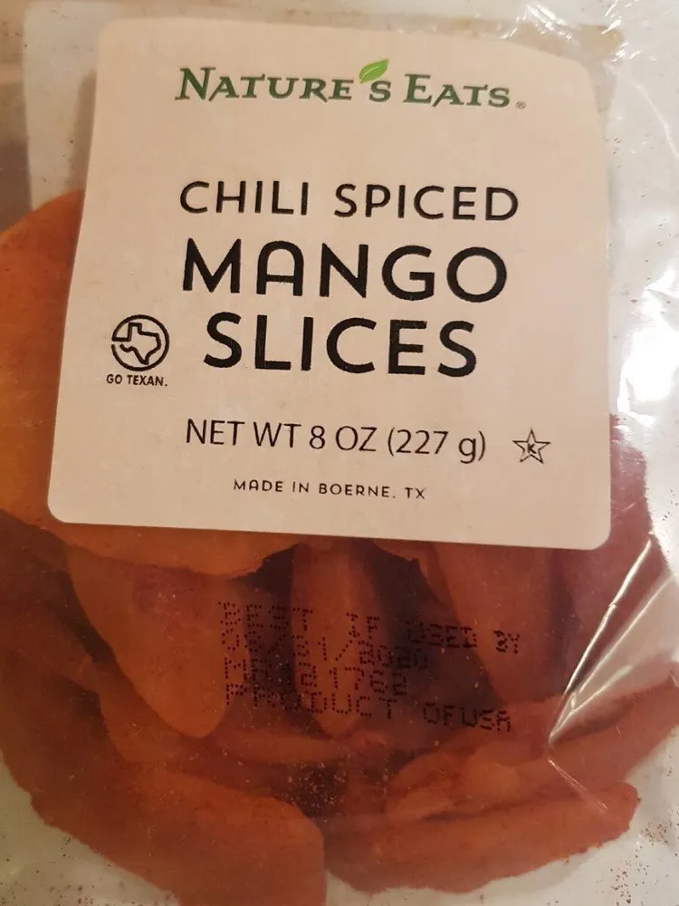 Chamoy mango slices