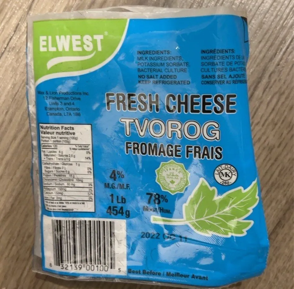 Fresh cheese tvorog