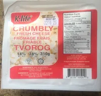 Crumbly fresh cheese