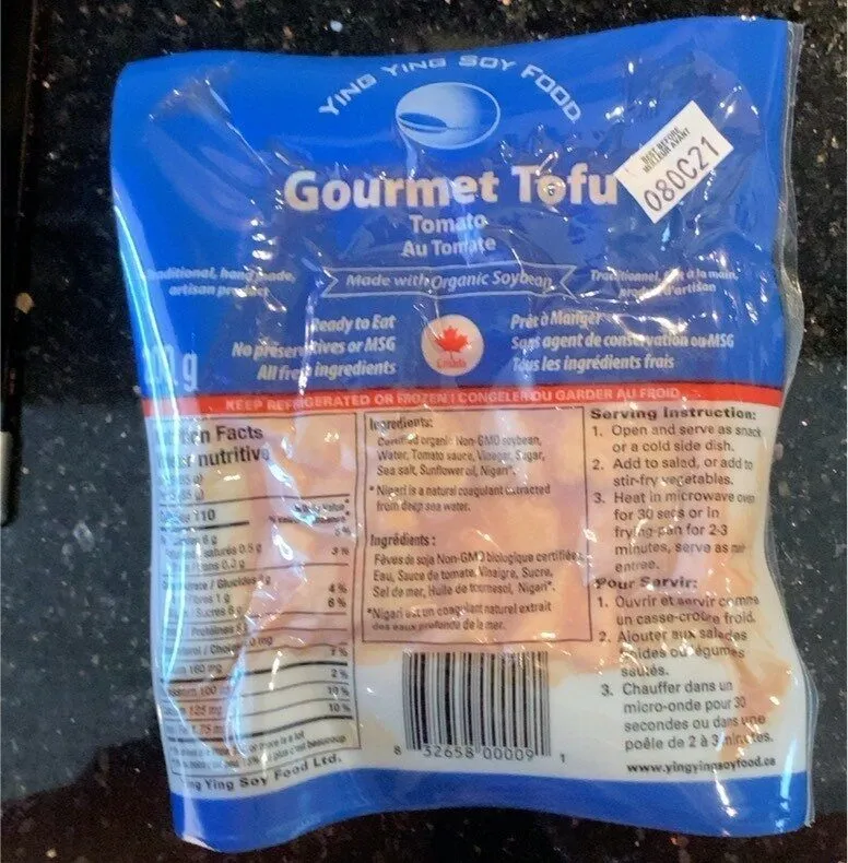 Gourment tofu tomato