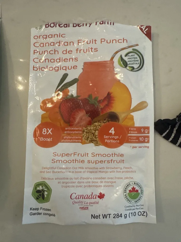 Organic Candian Fruit Punch